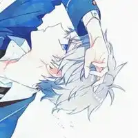 男生头像蓝色蓝色系帅气动漫男生头像