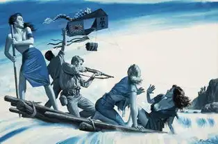 充满了男性荷尔蒙浪漫的二战题材插画