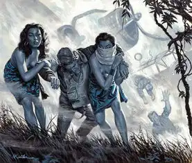 充满了男性荷尔蒙浪漫的二战题材插画