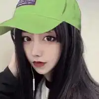 女生带绿帽子头像戴着绿色帽子的女生头像