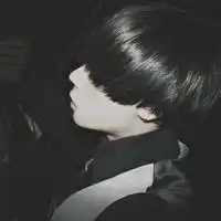 qq头像男生黑色背影