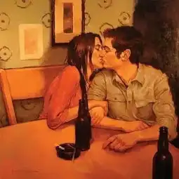 josephlorusso油画作品,甜蜜而又温馨