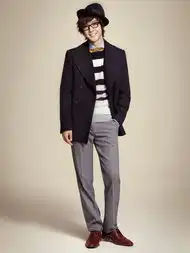 休闲情侣冬装演绎韩剧浪漫