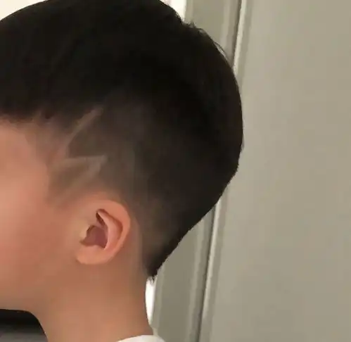 谢楠晒与吴京大儿子正脸照,皮肤白皙睫毛长,剃闪电发型被赞猛男