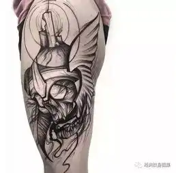 腿部纹身素材