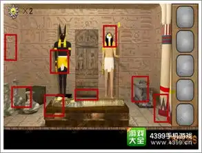 密室逃脱游戏youmustescape1.1.5中关卡10也就是法老墓室那关怎么过