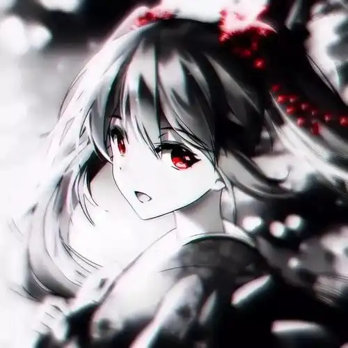 暗黑系情侣头像但愿清风伴明月,只盼你我两不离