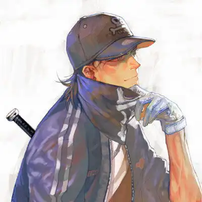 成熟大叔头像动漫图片黑白成熟大叔微信头像