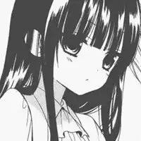 黑白漫画冷酷女生头像