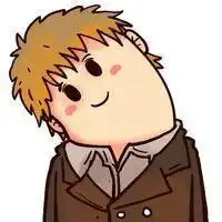 微信情侣头像一男一女卡通歪脖情侣头像