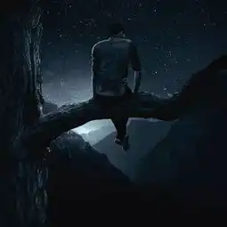 充满孤独感存在于梦醒之间的肖像