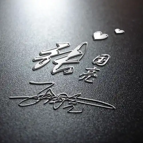 大气炫彩艺术签名头像,微信头像,专属于你自己的签名