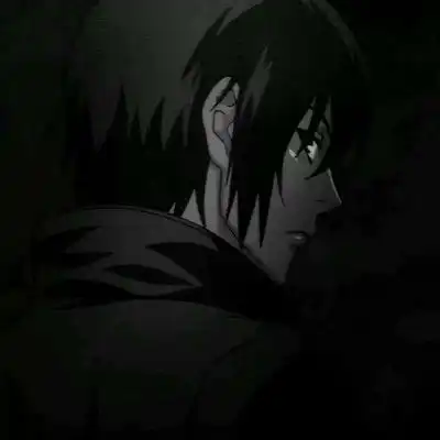 忧郁风动漫男头微丧