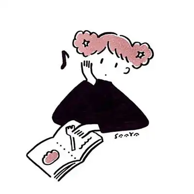 可爱卡通极简头像男女通用2018对回不去的时光说再见