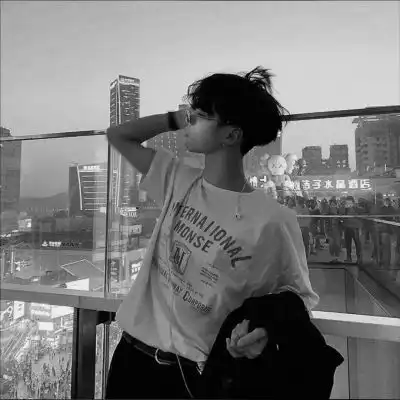 男生霸气超酷头像黑白