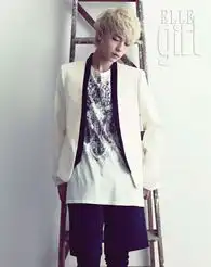 韩团teentop时尚写真变身冷酷美少男