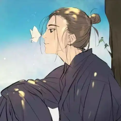 古风男头东风吹醒英雄梦,笑对青山万重天