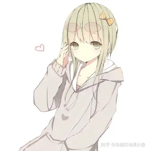 唯美头像卡通手绘插画,气质高雅,貌美如花的二次元美人