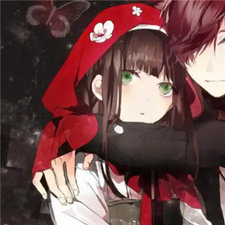 好看的情侣头像二次元动漫,所有的感情都寄人篱下