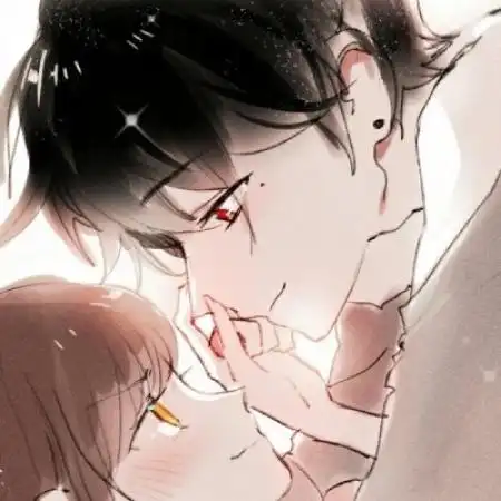 可爱动漫情侣头像一男一女分开后的喜欢