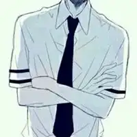 qq头像男生下半身黑白黑白动漫下半身男生qq头像