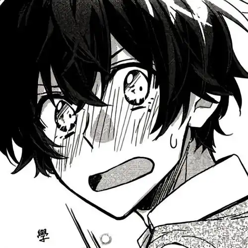 动漫头像丨黑白动漫风男女头像