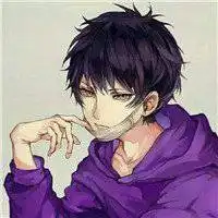 卡通侧脸戴口罩男头像黑白头像微信头像图片大全