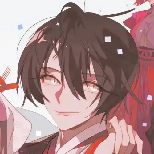 动漫情侣头像我为神明,柔且深情