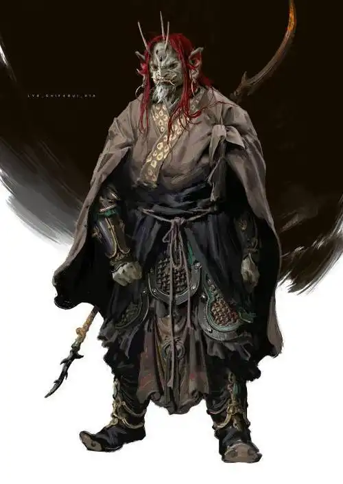 黑神话杨奇新一批角色原画大赏虎先锋超霸气