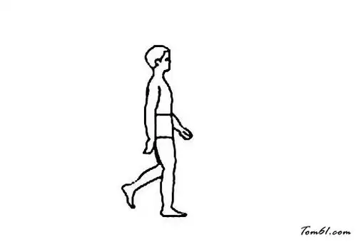人物侧面走路简笔画图片儿童资源网手机版