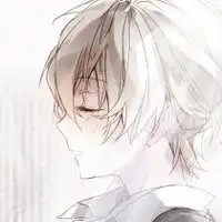 白色背景男生帅气头像二次元微信头像图片大全