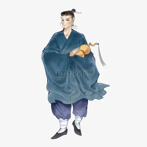 水墨道士道家素材图片免费下载千库网