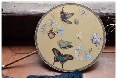 12星座专属古风团扇,射手座桃花满园,天秤座蝴蝶翩飞