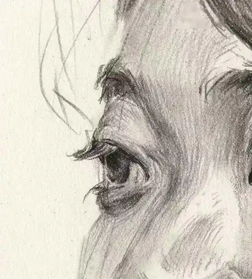 教程教你画一幅素描女生头像