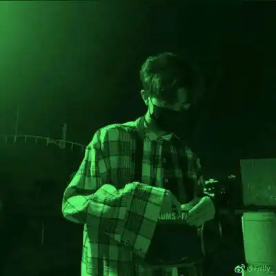 原谅色系头像男头高清绿色头像男生图片