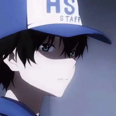 动漫男头太阳落山了,你会回来的对吗