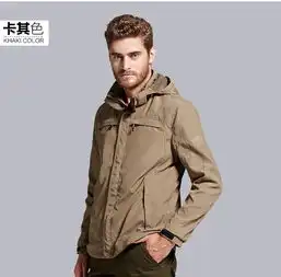 森林吉普户外休闲加厚夹克男中年大码爸爸装新款纯色可拆卸帽外套男