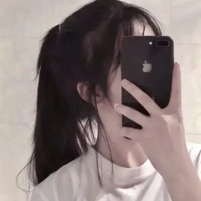 女生头像真人手机挡脸容下幸福和难过才会花好月圆