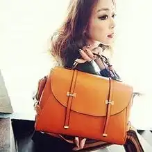 双箭头复古邮差包