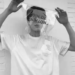 炫酷黑白男生微信图像12