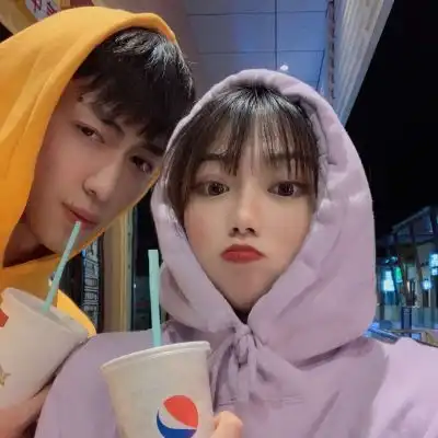 溺毙一对两张潮流风魅力真人情情侣头像我要个性网