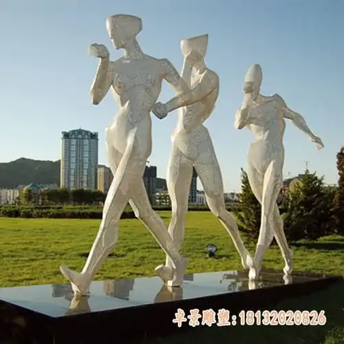 不锈钢跑步竞走雕塑宿州竞走金属雕塑价格
