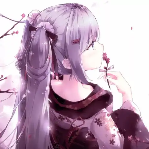 古风动漫女生头像月亮原本是第一美好的温柔存在,你出现了它就排第二了