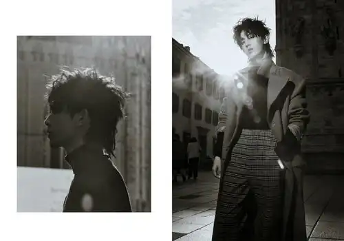 郭俊辰生日写真惊艳曝光黑白高级质感演绎别样少年魅力