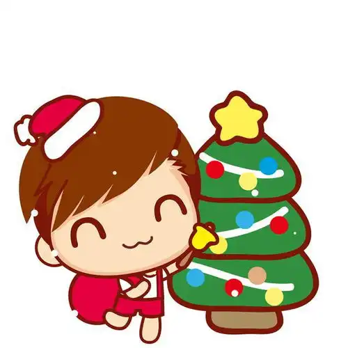 男生圣诞头像