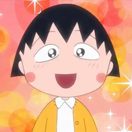 樱桃小丸子头像,经典樱桃小丸子可爱微信头像