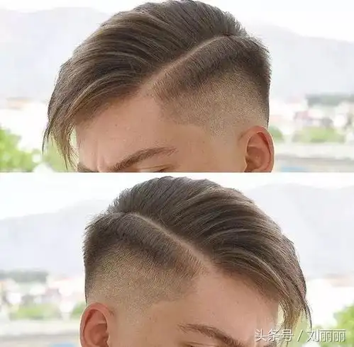 今秋男发就选侧分油头