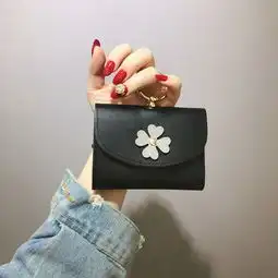 女士小钱包女迷你小清新短款零钱夹钱包手拿卡包女学生韩版折叠薄4色