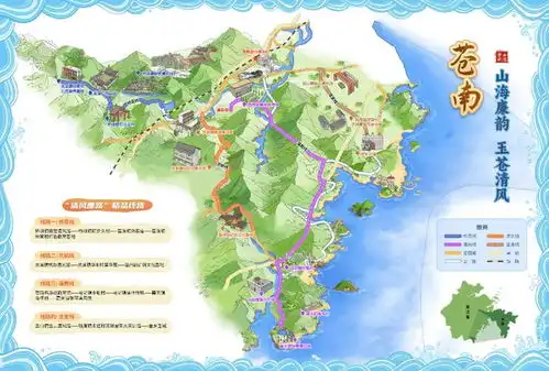 苍南哪里有小巷子这份地图能让你走断腿