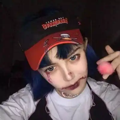 欧美风丧系女头像外国病态失恋女头像